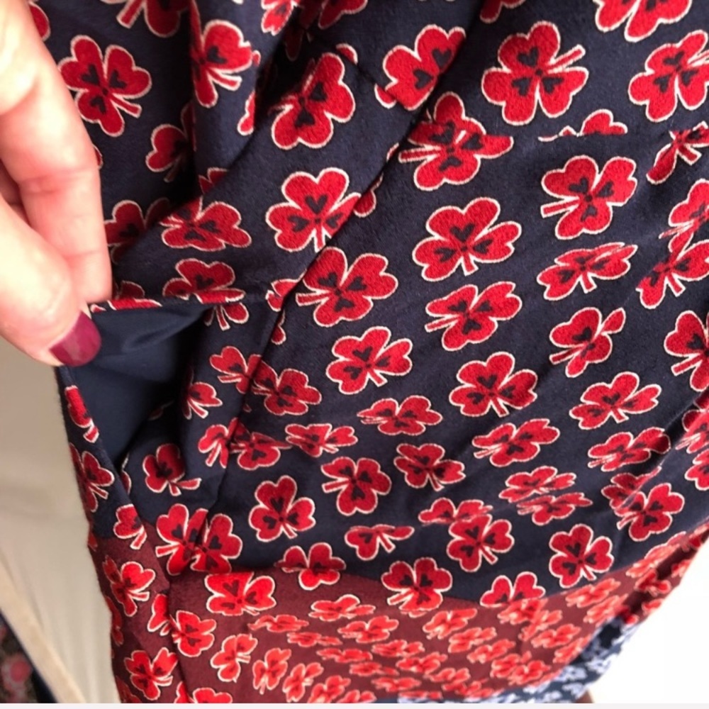 Gap Multicolor Navy Red Light Blue Pattern Keyhol… - image 5